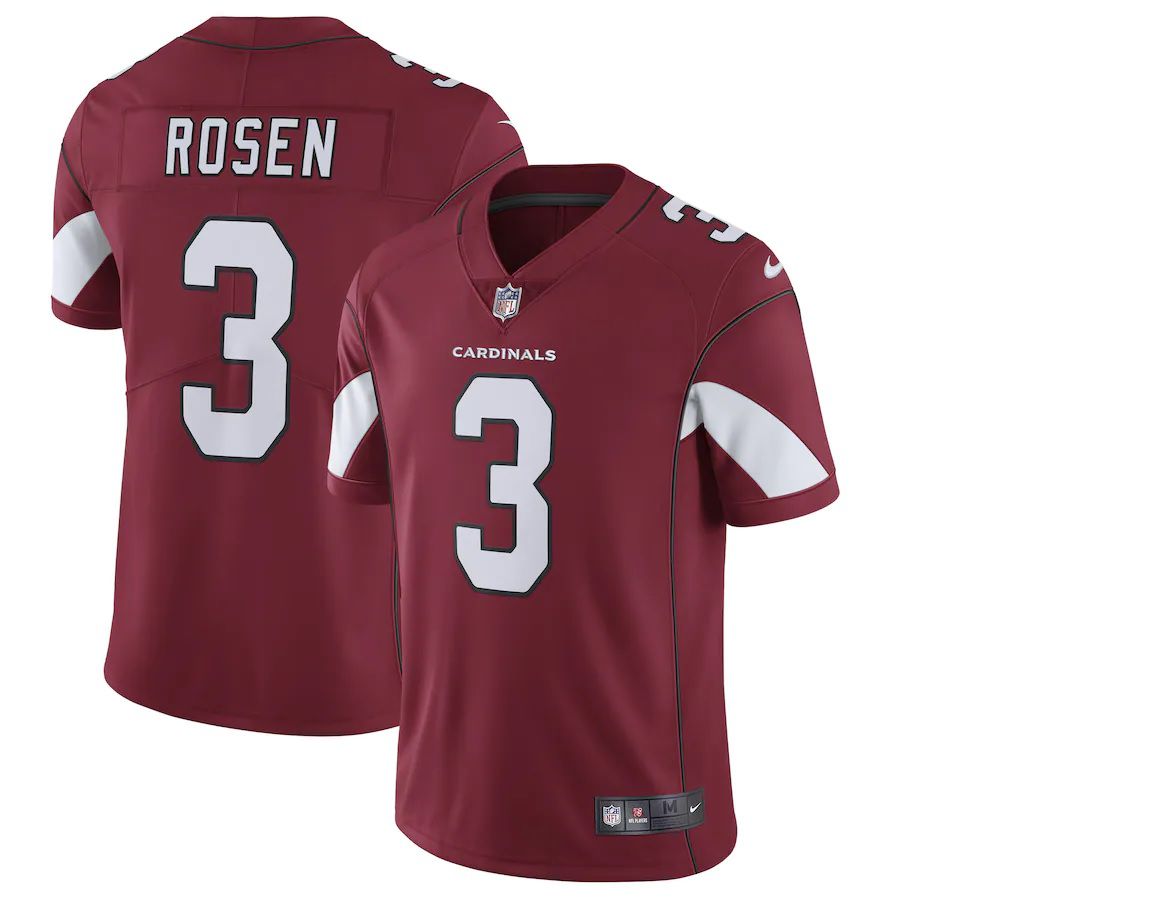 Men Arizona Cardinals 3 Josh Rosen Nike Cardinal Vapor Untouchable Limited NFL Jersey